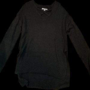 Black knit sweater